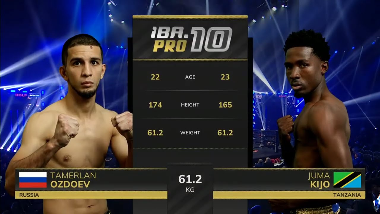 Ozdoev Tamerlan 🇷🇺 vs Juma Kijo 🇹🇿 | IBA.PRO 10 | October 6, 2025 | Saint Petersburg, Russia