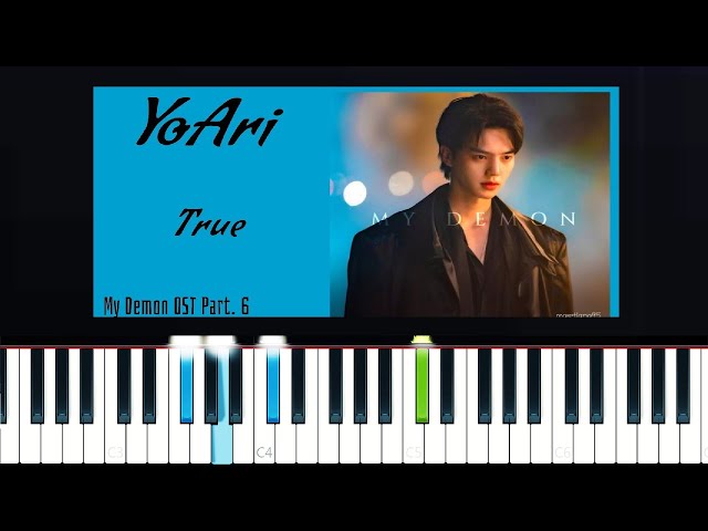 TRUE - YOARI 'My Demon' OST (Piano Tutorial) class=