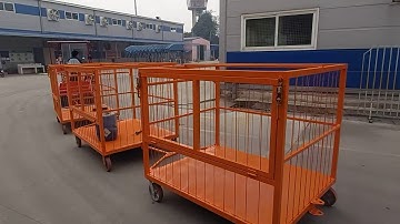 Turntable Platform Trolley Cart