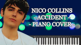 Nico Collins - Accident - Piano Tutorial