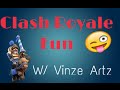 Clash royale losing to vinze artz