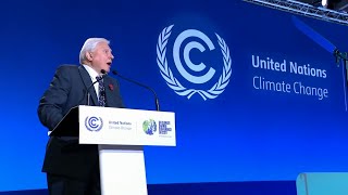 Sir David Attenborough at COP26: We need to rewrite our story to turn this tragedy into a triumph