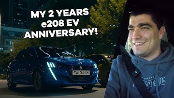 My 2nd year EV Anniversary in my Peugeot e208