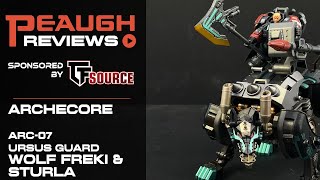 Video Review: Archecore ARC-07 Starfall Raider WOLF FREKI and STURLA
