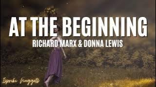 At The Beginning - Richard Marx, Donna Lewis (Lyrics)