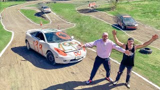 We Built A Giant Racetrack In Our Backyard!