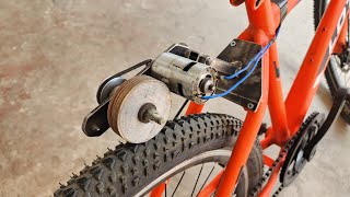 DIY electric cycle using 775 motor