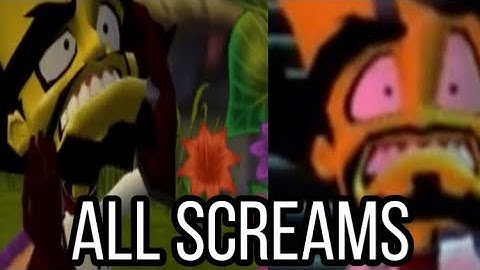 Crash Twinsanity — all Cortex’s screams