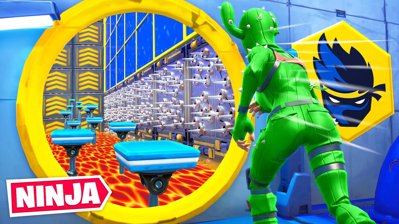 Playing The NINJA Stream Sniper Deathrun! YouTube