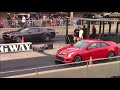 2017 Cadillac ATS-V vs Camaro SS, Challenger Hellcat Redeye & Mazda Miata 1/4 Mile