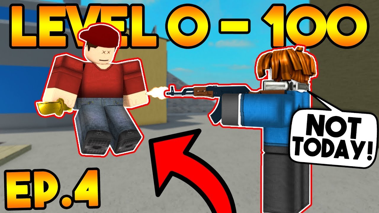 Level 0 To 100 In Arsenal Knife Fail Ep 4 Roblox Youtube - all knives in arsenal roblox youtube