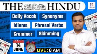The Hindu Editorial Analysis | Daily Vocab + Synonyms | Dhakad Bank Exams 2026 | Himanshu Sir