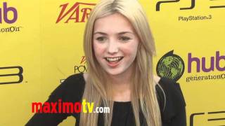 Famous Peyton List at Variety's 5th Annual Power of Youth ARRIVALS Wealth