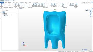 Reverse engineering workflow from STL file screenshot 4