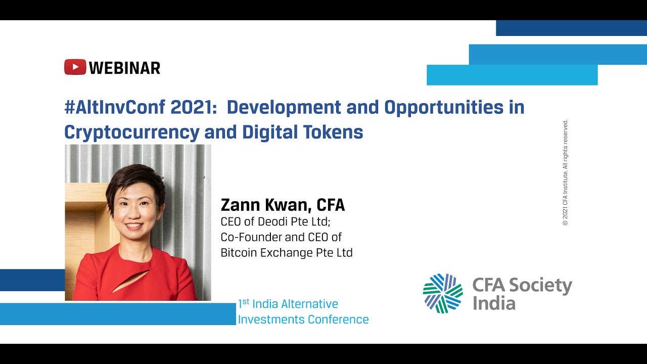 Development and Opportunities in Cryptocurrency and Digital Tokens | Zann  Kwan, CFA