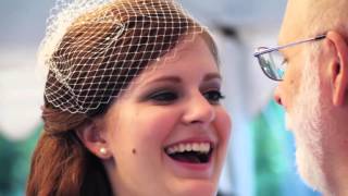 Bride's AUBURN garter + southern outdoor Wedding video Bride's AUBURN garter + southern outdoor Wedding video