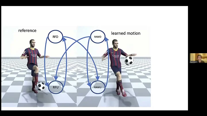 Zhaoming Xie: Real-to-sim-to-real, Bridging the gap between human, virtual characters and robots