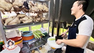 Sold out in 3 Hrs! 24-Yrs-Old Chinese Cooks For 10-Table All by Himself! #鸡粥饭 - Malaysia Street Food