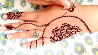Best Simple Henna Flower Designs Drawings || Eid Special Henna Design || Simple Mehndi Design