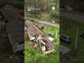 Drone video shows the devastation to homes after a tornado tore through 🌪#drone#tornado #2025 #usa#