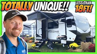 New TINY Camper • Under 18ft TOTAL! 2024 Imagine 14MS Travel Trailer by Grand Design RV