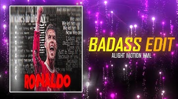Cristiano ronaldo badass edit preset 😻💎 | ronaldo preset alight motion