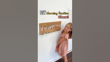 Back to School Game Changer, DIY Kids Morning Chart | Subscribe for more fun ideas!