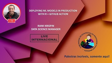 Live Rami Krispin (Data Science Manager) - Deploying ML models in production with R + Github Action