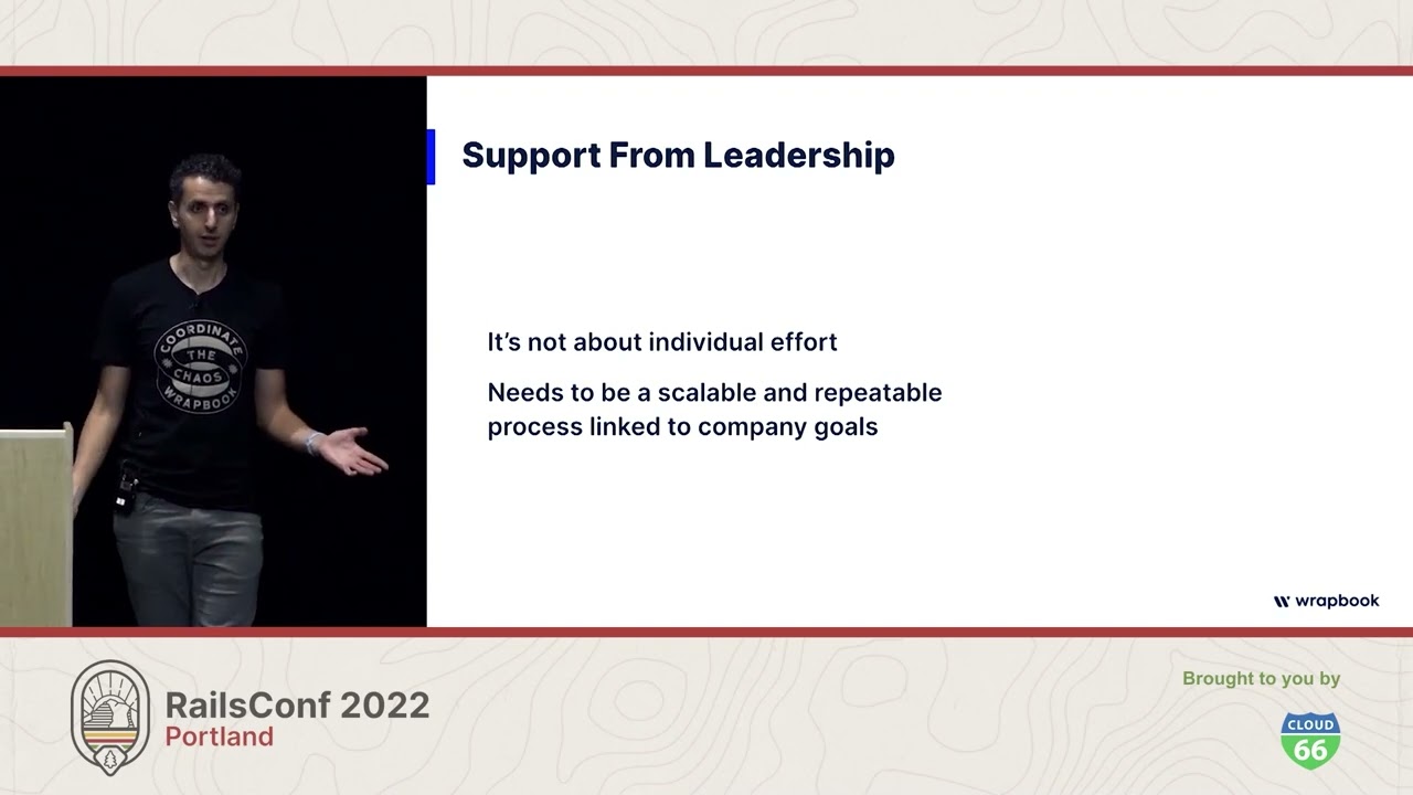 RailsConf 2022 - Building a diverse engineering team - Wrapbook -  Zaid Zawaideh & Jessica Lawrence