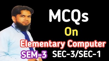 MCQs on computer application #sec3 #sec1 #ranchiuniversity #exam