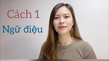 Cùng Trang học tiếng Séc - bài 12 - các cách - cách 1 - ngữ điệu