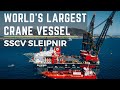 Biggest Crane Ship in The World. #biggestcrane #craneship #sleipnir