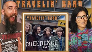 Creedence Clearwater Revival - Travelin' Band (REACTION) with my wife