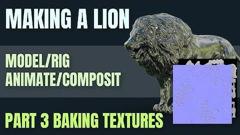 MODEL AND ANIMATE A LION | Part 3 | Full workflow | real contract | Blender 2.8