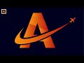 Illustrator Letter Logo Design Tutorial | Travel Logo Design  #designerlima  #logodesign