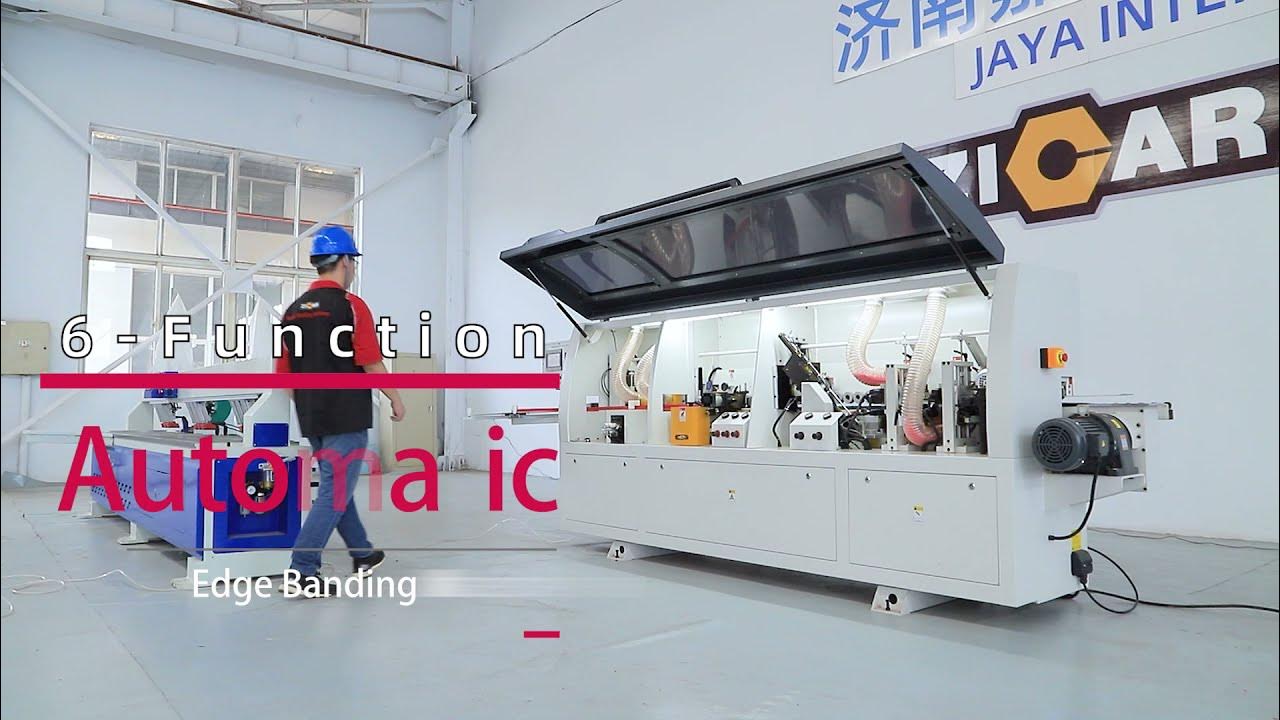 Zicar MF50GM Automatic Edge Banding Machine with 6 functions YouTube