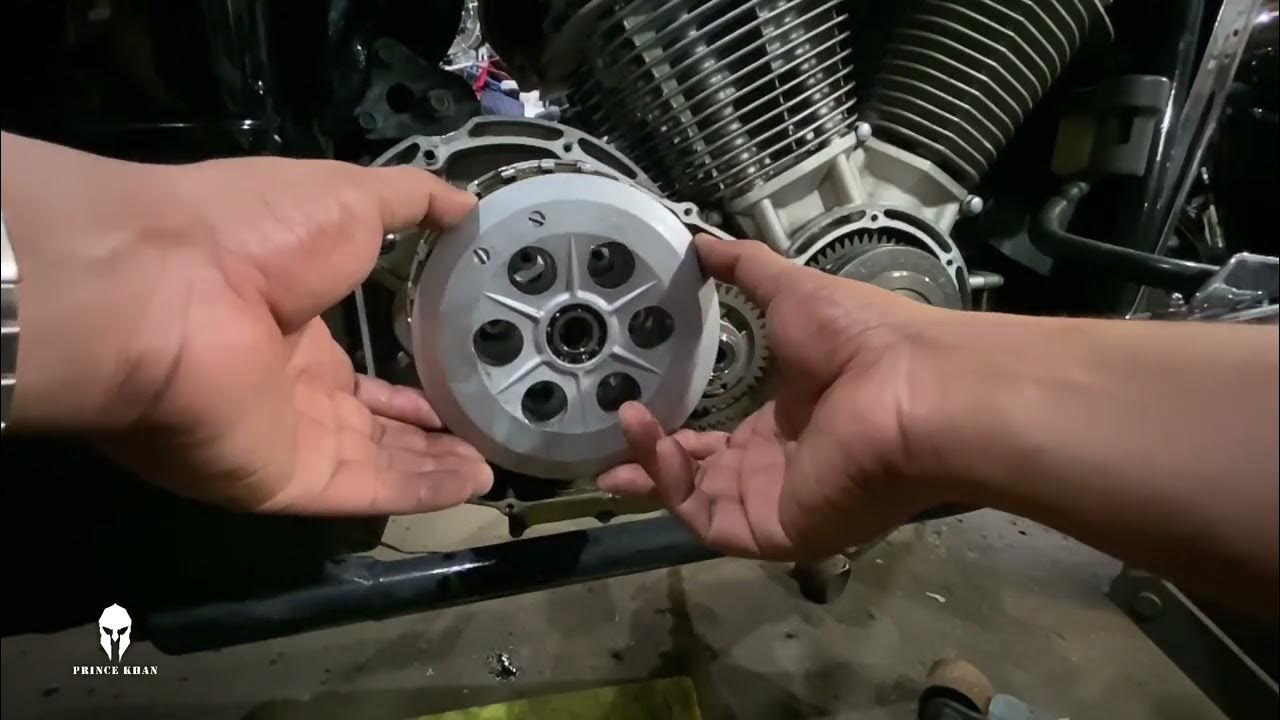 2003 Honda VTX-1800C Clutch inspection and replacement - YouTube