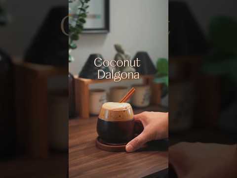 Coconut iced dalgona