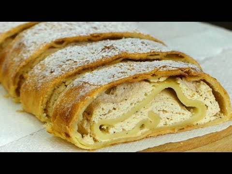 un-des-desserts-grecs-les-plus-simples---roulé-au-fromage-frais-de-vache!-ǀ-savoureux.tv