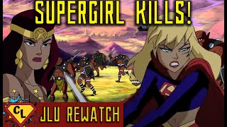 DCAU Supergirl Kills Lizard People | Comics League Rewatch