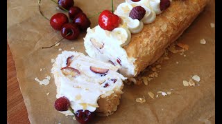 Лучший рецепт! Меренговый рулет / Безе рулет / Meringue Roulade