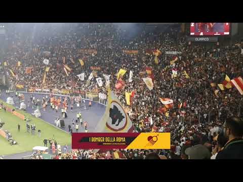 Roma Spezia: a fine partita la squadra riceve il caloroso abbraccio della Curva Sud