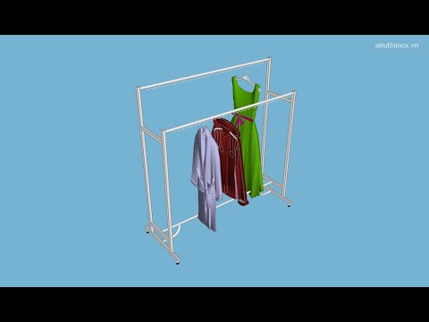 Video Mẫu thiết kế giàn phơi quần áo H25 - Kim khí Hoa Sen - youtube