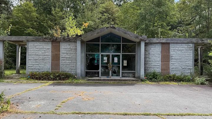 **FOUND HUMAN BONES** horrifying discovery at ABANDONED mausoleum in the woods 