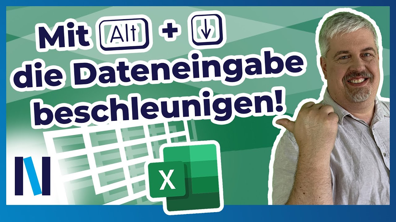 Genialer trick daten in excel schneller eingeben mit alt youtube