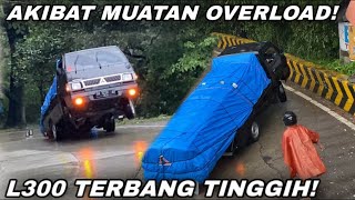 TRENDING HARI INI‼️VIRALL L300 TERBANG TINGGIH AKIBAT MUATAN OVERLOAD OVERDIMENSI🙀