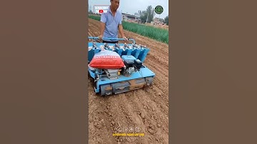 Amazing 6 Row Garlic Seed Sowing Machine