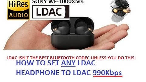 Actual Audiophile Bluetooth Secret Settings!