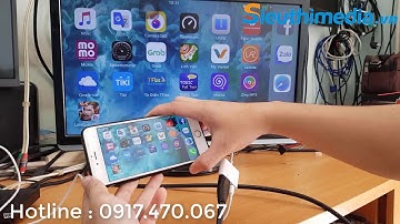 Lightning sang hdmi cho Iphone Ipad