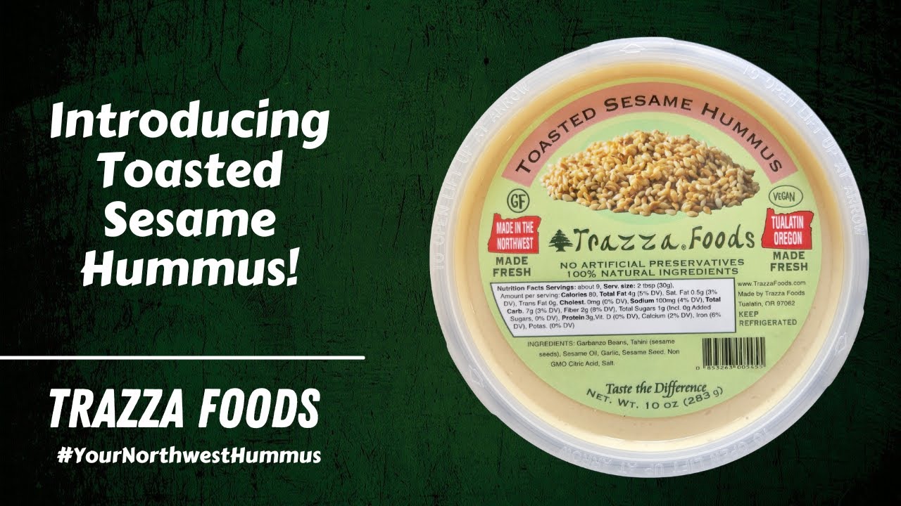 Introducing Trazza Toasted Sesame Hummus! YouTube